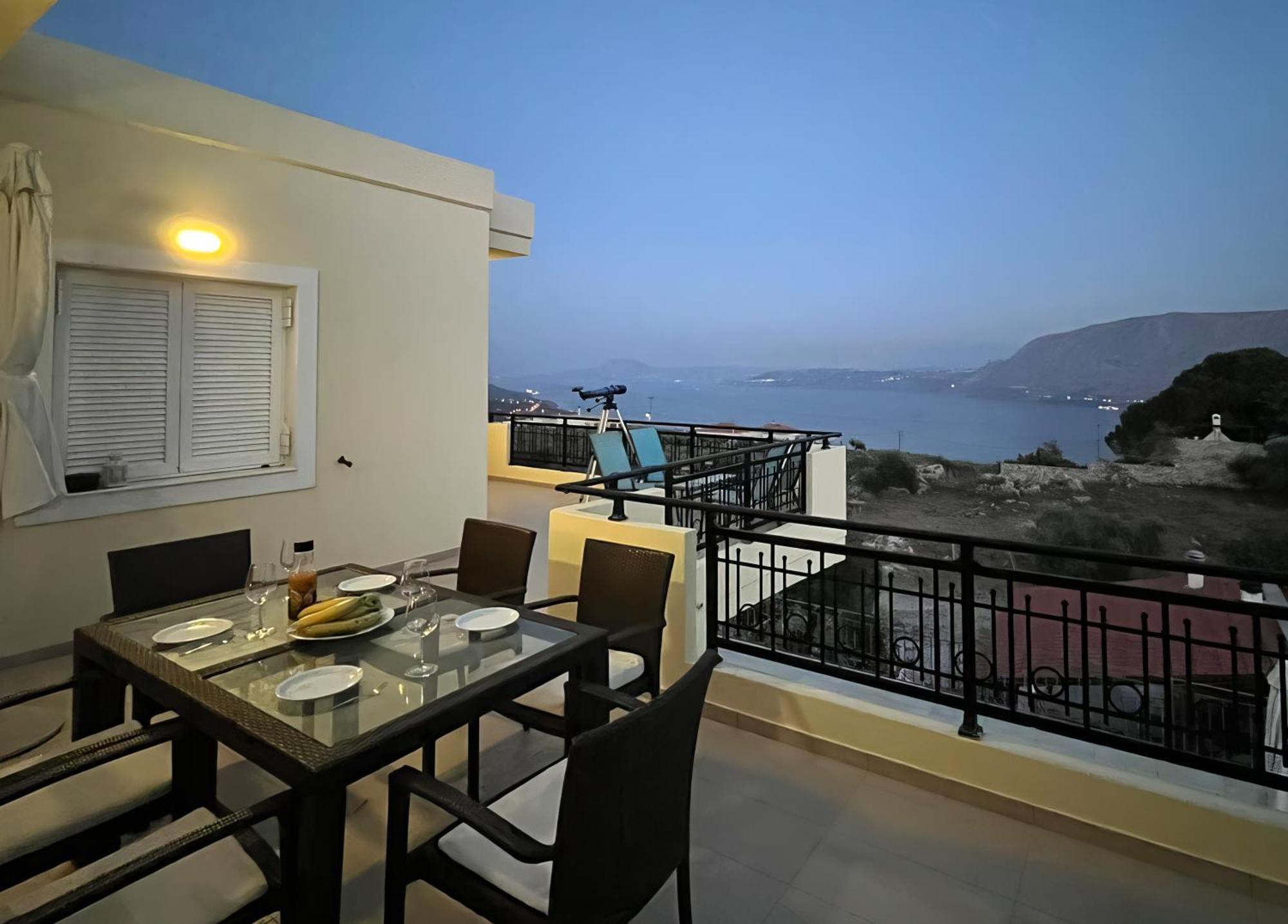 Souda Bay View With Private Pool Near Chania City Luaran gambar