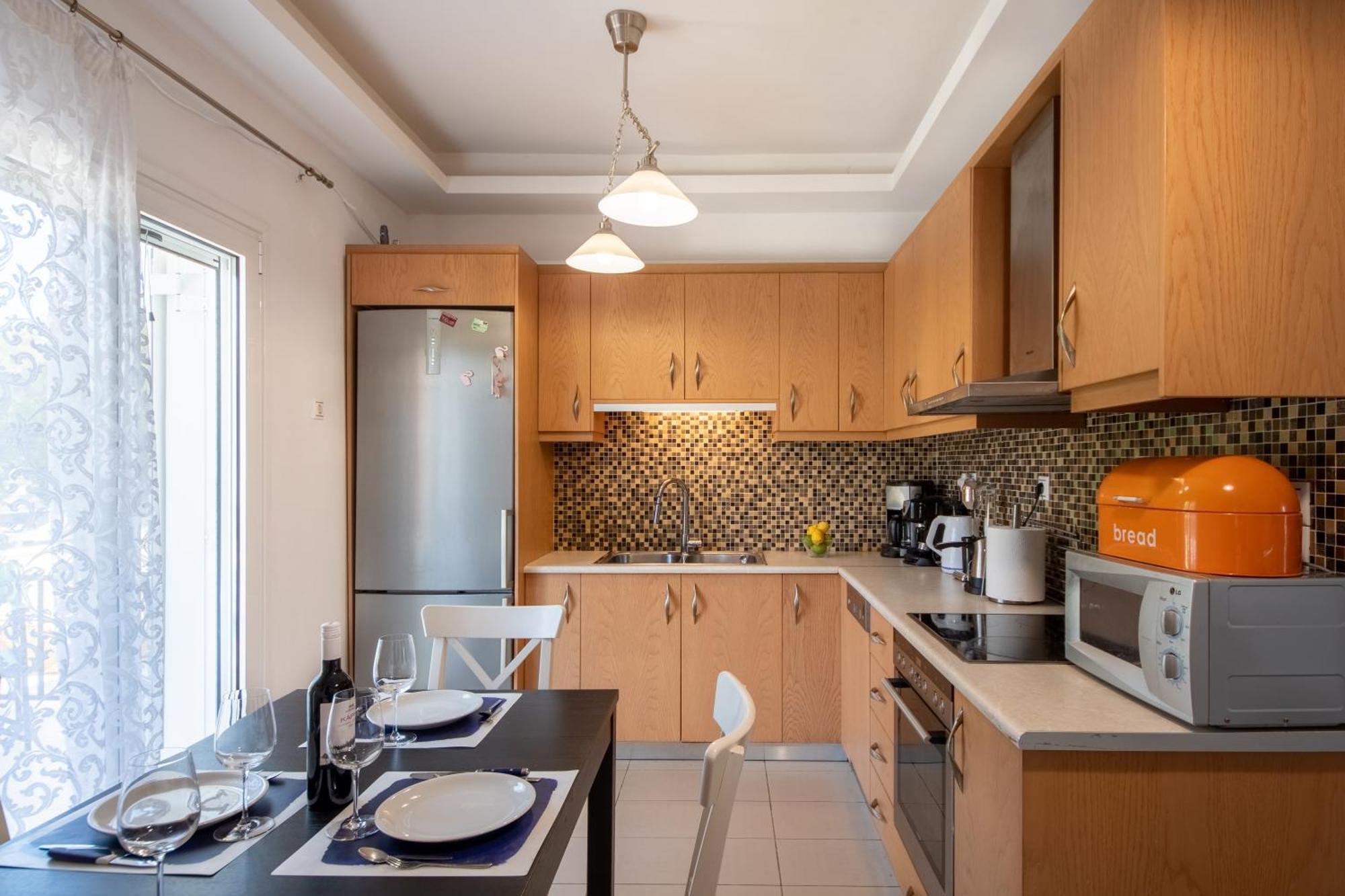 Souda Bay View With Private Pool Near Chania City Luaran gambar
